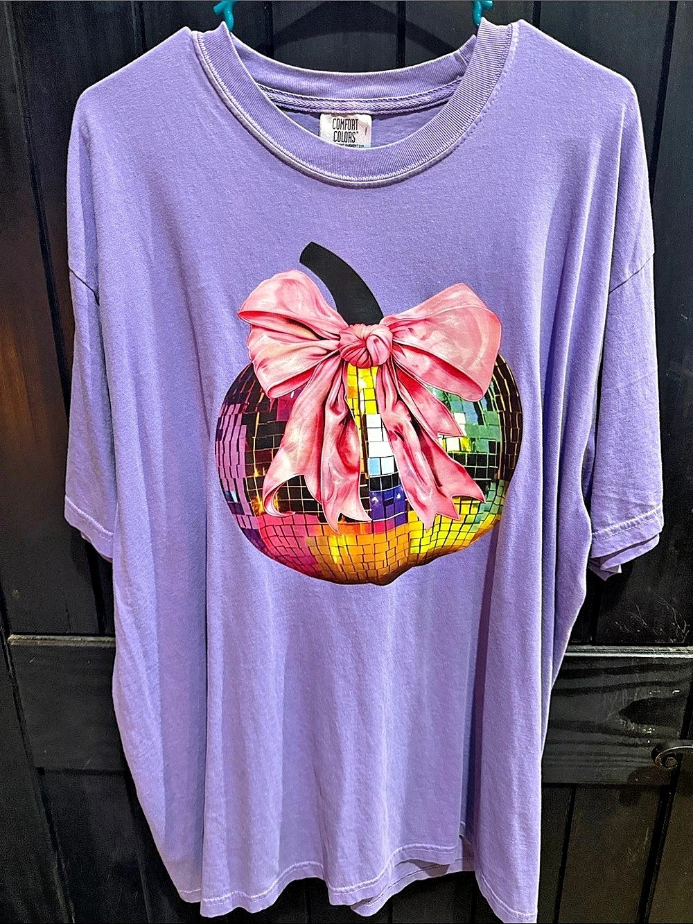Comfort Colors Graphic Short Sleeve Tee Purple XL Like New